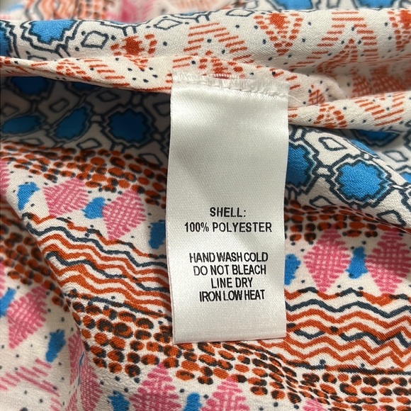 Lulus Maxin' Relaxin' Blue Multi Print Sleeveless Tie-Strap Maxi Dress Size S - Picture 8 of 10